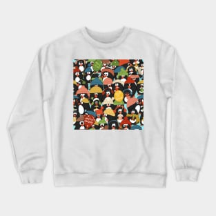 Funny Penguins Christmas Party Crewneck Sweatshirt